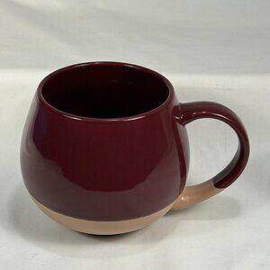 Maxwell & Williams Eclipse dark red burgundy stoneware coffee mug